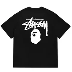 【新品未使用】Stussy ステューシー ステューシー レター エイプ プリント Tシャツ 男女兼用