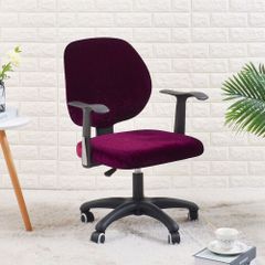 ☆ ロイヤルパープル ☆ オフィスチェア カバー pmychaircover11 オフィスチェア 背もたれ カバー オフィスチェアーカバー オフィスチェアカバー イスカバー 椅子カバー チェアーカバー かぶせるだけ かけるだけ オフィス用 事務椅子