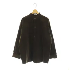 オーラリー AURALEE WASHED SHANKAR WIDE CORDUROY OVER SHIRTS シャツ コーデュロイ 長袖 1 茶 ブラウン /HK ■OSのサムネイル