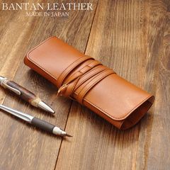 美品】土屋鞄製造所 トーンオイルヌメ ロールペンケース ブラウン