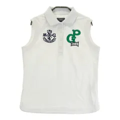 サイズ：0 PEARLY GATES パーリーゲイツ  ノースリーブ ポロシャツ  ホワイト系 [240101376423]# ゴルフウェア レディース ストスト