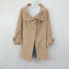 ■ ◎ asknowasdebase アズノゥアズドゥバズ 冬物 綺麗め 長袖 コート 表記なし ブラウン系 レディース E  【1310300040392】