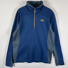 古着 ザ・ノースフェイス THE NORTH FACE フリーストレーナー ハーフジップ トラックジャケット ツートン ライナー M  ブルー メンズ
