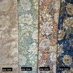1柄単位切売 ウィリアム・モリス カーテン生地 クリサンティマムChrysanthemum 川島織物 生地巾150cm x0.6m