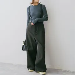【Spick&Span/スピックアンドスパン】サスペンダー付きワーカーパンツ Spick & Span（スピックアンドスパン）の「サスペンダー付き