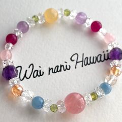 『 Hula girl 花娘 』パワーストーンブレスレット