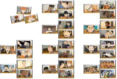 【中古】シール・ステッカー 全33種セット 「メモリーカットステッカー ハイキュー!! Vol.2 烏野」