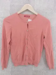 ◇ Apuweiser-riche アプワイザー リッシェ 長袖 カーディガン 2 ピンク *  【1002796630903】