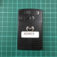 MZ4973 点灯 マツダ 純正 4ボタン プレマシー CRER CR3W MPV LY3P 等スマートカードキー 両側電動スライドドア スマートキー キーレス
