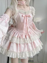 LT-109 豪華姫系  lolita 可愛 レトロ風 オリジナル 洋服 ロリータ ワンピース  美しい刺繍