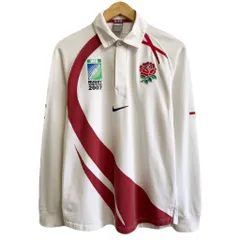 新品未着用　イングランド ラガーシャツ コットン製 00sNIKE ラガーシャツ ラグビー イングランド O2 2XL