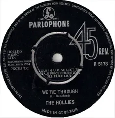 英7” Hollies Were Through R5178 Parlophone /00080