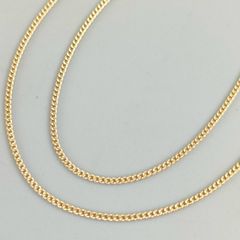 18金 K18 ウノアエレ 喜平ネックレス メンズ 2.41g 50.5㎝ C333