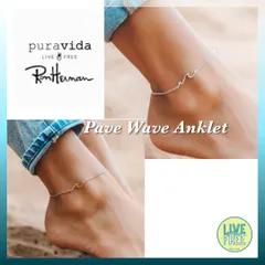 ★RonHerman★LA発のPura Vida ウェーブアンクレット