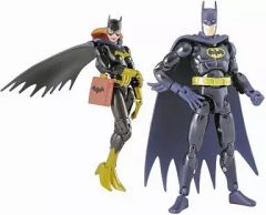 【中古】フィギュア バットマン(コミックVer.ブラックカラー)＆バットガール「バットマン×ミクロマン」ミクロアクションシリーズ MA-SP01