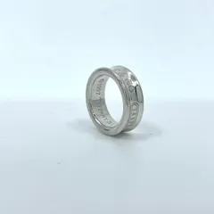 美品 TIFFANY & Co. ティファニー 1837 ナローリング オールドティファニー ミディアムリング 8.5号 シルバー SV925 ヴィンテージ ジュエリー アクセサリー レディース I1