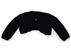  コムサイズム COMME CA ISM カーディガン 90 女の子 ネイビー柄編み 子供服 ベビー服 キッズ（1344833）