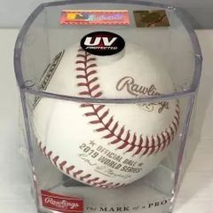 Rawlings 2019 MLB ワールドシリーズ ワシントン・ナショナルズ世界一記念ボール キューブボックス入り