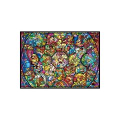 신품 지그 소 퍼즐 2000 개 디즈니 올스타 스테인드 글라스 73x102cm D-2000-603 [사가와 익스프레스]