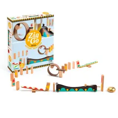 新品 未使用 未開封【送料無料※沖縄除く】ジェコ Zig&Go ジグ&ゴー 25ピース | 知育玩具 DJECO ドミノ倒し ピタゴラスイッチ 連鎖反応 アナログプログラミング おうち時間 子供 ジグアンドゴーのサムネイル