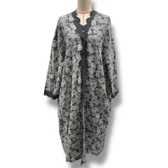 新品 未使用 タグ付き PUAL CE CIN ピュアルセシン シャツチュニック ワンピース 長袖 ウール混合 花柄 フラワー 261-720180 灰色 グレー フリーサイズ レディース 冬 ゴーゴー古着 溝口店 23 No.北773