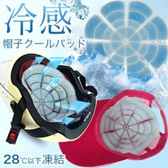 頭ひんやりクール ヘッドパッド 子供 大人 キッズ ネッククーラー 帽子 冷感パッド 保冷剤 頭 冷却 熱中症対策 暑さ対策 接触冷感 ひんやり10002545