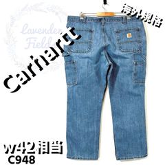 カーハートCarharttデニムペインターパンツ縦落ちスタイリッシュ
