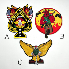 アメリカ軍 ミリタリー大ワッペン 新品 ML-BIG-