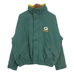 グリーンベイ・パッカーズ ウォームアップジャケット　ナイロンジャケット グリーンベイ・パッカーズ ウォームアップジャケット ナイロン