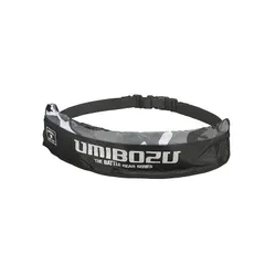 Umibozu(ウミボウズ) 手動膨張式 ライフジャケット 救命胴衣 釣り 腰巻き ベルト 大人用 (ブラック×迷彩) 1