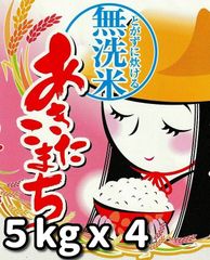 あきたこまち 5kg 2袋セット おいしいお米5kg2袋 合計20kg - メルカリ