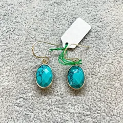 シルバーピアス　ピアス　天然石　ターコイズ　トルコ石　シルバー925 　925刻印　レディース　メンズ　ユニセックス　両耳用　フックピアス　ブルー　グリーン　手作り　ハンドメイド　インディアンジュエリー　エスニック　ヴィンテージ風　誕生石