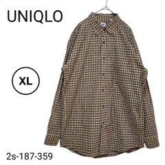 UNIQLO ユニクロ ネルシャツ ボタンダウン オーバーサイズ チェック XL