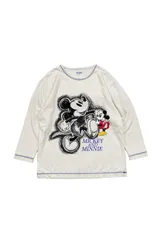 DIA CLUB mickey＆minnie long-sleeve T-shirt ダイアクラブ ミッキー ミニー ロンT 長袖Tシャツ ヴィンテージ ネ