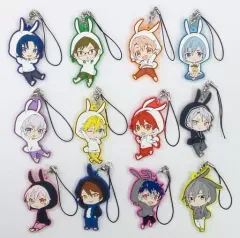 【中古】ストラップ(キャラクター) 全12種セット(うさみみパーカー) 「アイドリッシュセブン ラバーストラップコレクション」