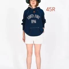 45r インディゴ裏毛  ビッグバーカー 男女兼用のサムネイル
