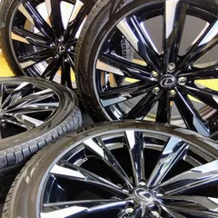 【送料無料】【21×7.5J＋35】【235/50R21】中古美品 タイヤホイールセット ４本セット トヨタ 純正 ホイール 21インチ レクサス  クラウン ブリヂストン ブリザック VRX3 スタッドレス タイヤ バリ溝 2023年製のサムネイル