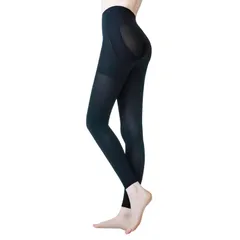 [グンゼ] レギンス SABRINA サブリナ はくだけ美腹 美尻 骨盤サポート ヒップアップサポート 10分丈 レディース ブラック L-LL