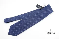 バルバ BARBA 新品 小紋柄シルクネクタイのサムネイル