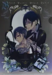 【中古】クリアファイル セバスチャン＆シエル インデックスA4クリアファイル 「黒執事 Black Label POP UP STORE」