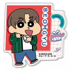[중고] 배지 핀즈 봄규 [TOMORROW X TOGETHER×크레용 신짱 아크릴 배지]