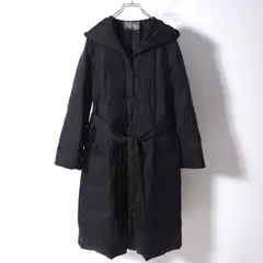 フランコフェラーロブラックロングコート フランコフェラーロブラックロングコート