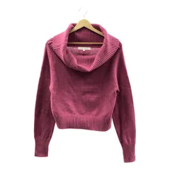 【美品】  None / | 2024AW | 【forget-me-nots / フォーゲットミーノッツ】 Off Shoulder Knit オフショルダー コットンニット | F | ピンク | レディース