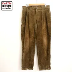 90s vintage GAP 2タック 太畝 コーデュロイ パンツ メンズ 表記34×30サイズ