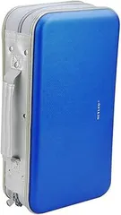 CD DVD ウォレット、BEYLEG 96 容量高耐久頑丈 DVD ストレージハードシェル CD ディスクホルダー DVD ケース Blu-ray メディアケースストレージホルダーオーガナイザーウォレット、96 容量 (青い)