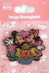 【中古】バッジ・ピンズ ミッキー＆ミニー ピンバッジ 「東京ディズニーランド37周年記念」 東京ディズニーランド限定