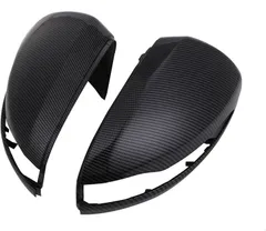 ミラー カバー 貼付け カーボン柄 黒 ブラック 左右セットメルセデス ベンツ W212W176W207W204R172R171W117W216W218W246W221 CLA GLA? AMG  ◇メルセデス・ベンツ W205⁄C205⁄X205⁄W222 RHD右ハンドル用リアル
