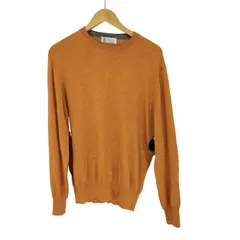 ブルネロ クチネリ Brunello Cucinelli CASHMERE＆WOOL カシミヤ混 クルーネックニット  メンズ JPN：50 