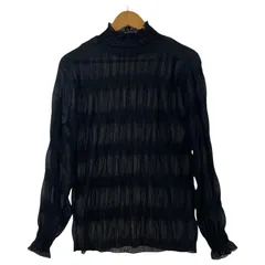 BONLECILL noir ボンルシールノワール シアー ハイネック 長袖カットソー size表記なし/ブラック