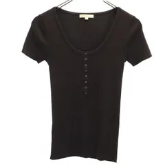 マイケルマイケルコース シルクブレンド 半袖 リブニット カットソー 4 ブラック系 MICHAEL MICHAEL KORS レディース 【中古】  【230701】 メール便可